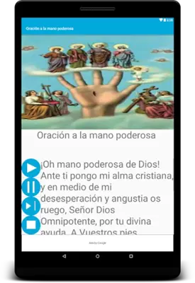 Oración a la Mano Poderosa android App screenshot 0